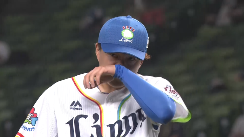 9回表・L佐々木健 1回を3者凡退に抑える好救援!!