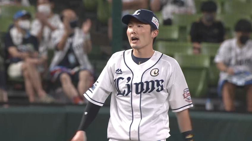 2回表・L源田壮亮 ショートライナーをナイスキャッチ!!