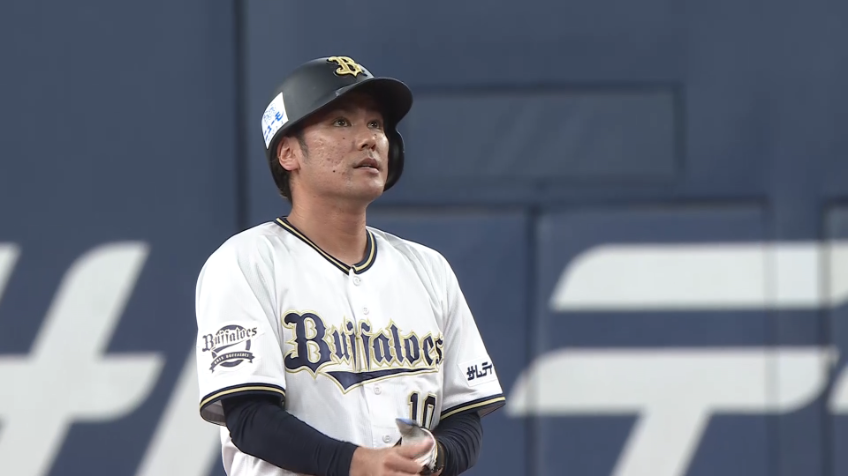 5回裏・B大城滉二 変化球に上手くタイミングを合わせた!! レフトへタイムリー2ベースヒットを放つ!!