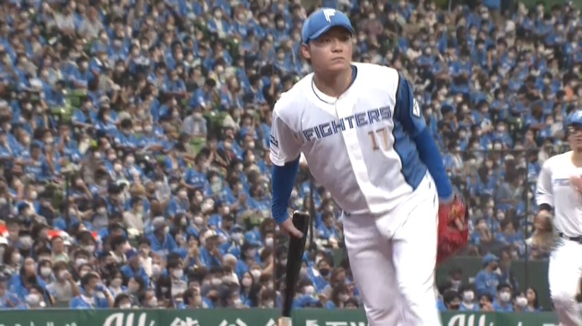 5回裏・F伊藤大海 この回を3者凡退に抑え、白熱した投手戦は後半戦へ!!