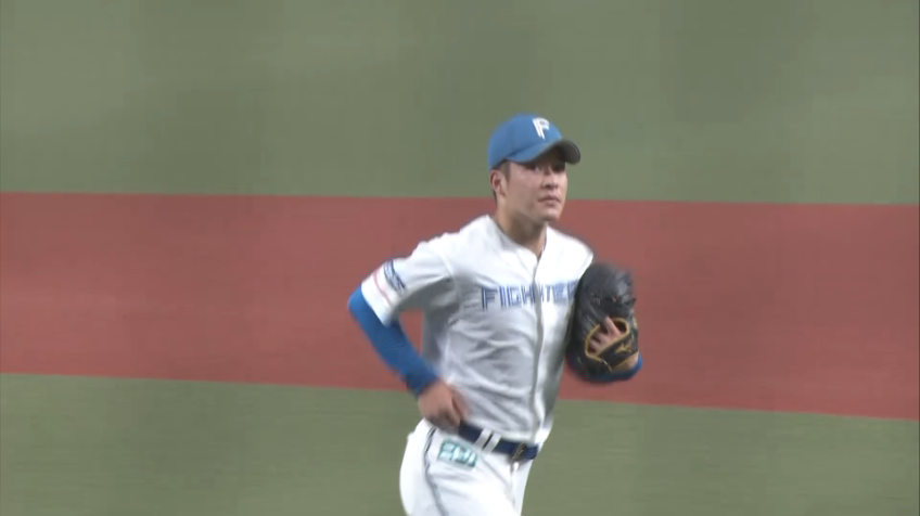 7回裏・F吉田輝星 見逃し三振を奪い1イニングを完璧に抑える!!