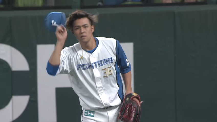 7回裏・F木村文紀 あわや抜けようかという打球をダイビングキャッチ!!