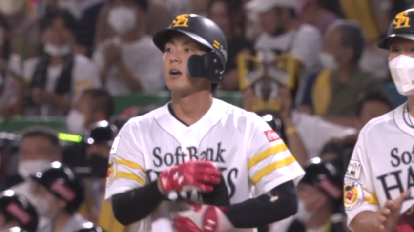 3回裏・H今宮健太 逆転!! 左中間へのタイムリーヒット!!