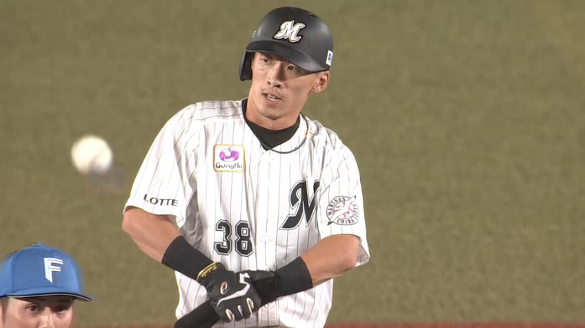 3回裏・M高部瑛斗 完璧なスタート!! 背番号と同じ今季38個目の盗塁を決める!!