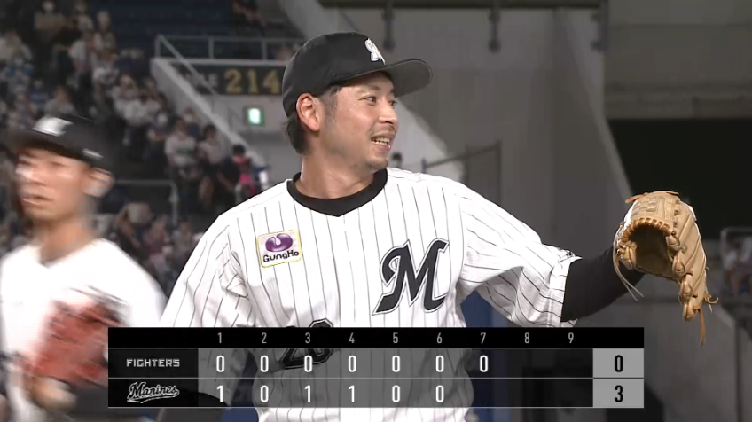 7回表・M東條大樹 ノーアウト満塁から登板するも無失点に抑える好リリーフを見せた!!