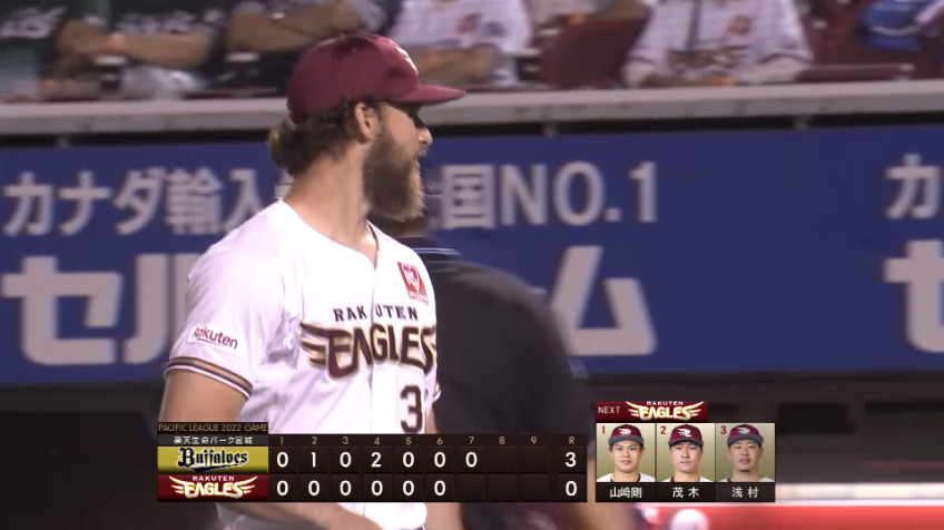 7回表・Eブセニッツ 流れを引き寄せる投球!! きっちり3者凡退に抑える!!