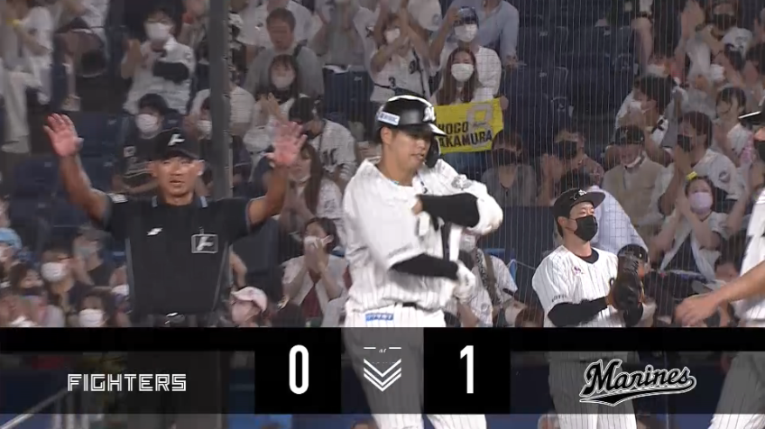 2回表・M中村奨吾 三遊間を抜ける2打席連続のタイムリーヒット!!