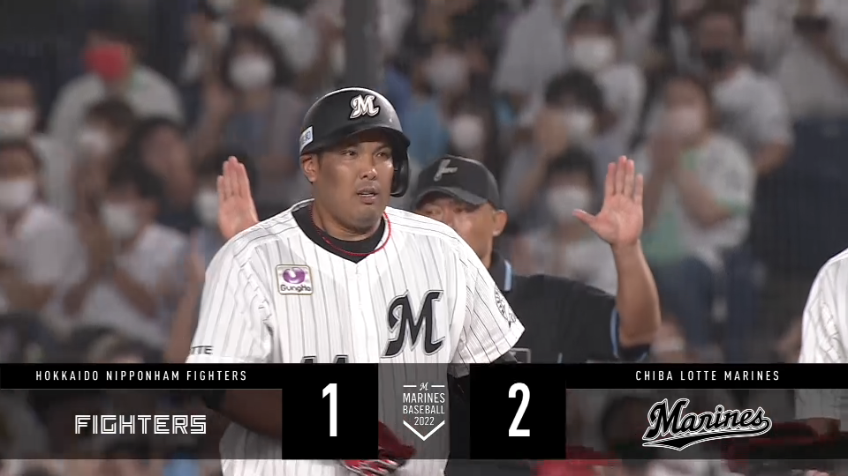 5回裏・M井上晴哉 三遊間を破るタイムリーで勝ち越しに成功!!