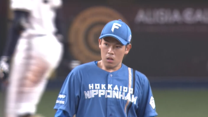 5回裏・F根本悠楓 ズバッと決まった!! 低めの変化球で見逃し三振を奪う!!