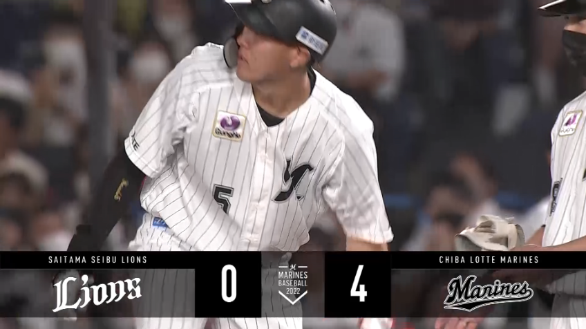 3回裏・M安田尚憲 2打席連続打点!! センターへのタイムリーヒットを放ち、追加点を奪う!!