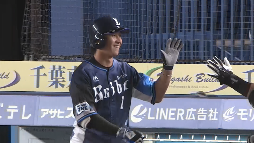 9回表・L金子侑司 今季初ホームランをライトスタンドへ放ち、一矢報いる!!