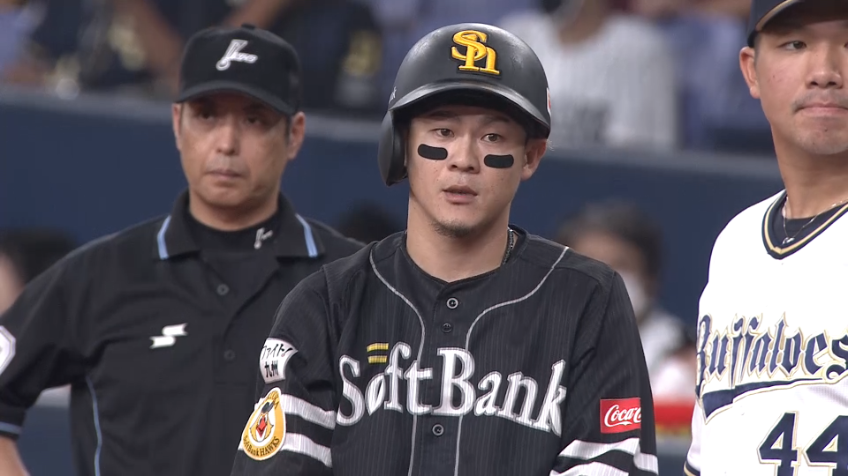 4回表・H牧原大成 センターへのタイムリー!! 1点差に詰め寄る!!