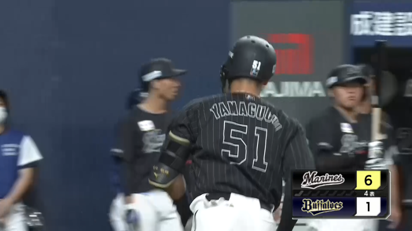 4回表・M山口航輝 強烈なライナーでレフトスタンドに突き刺さる12号2ランホームラン!!