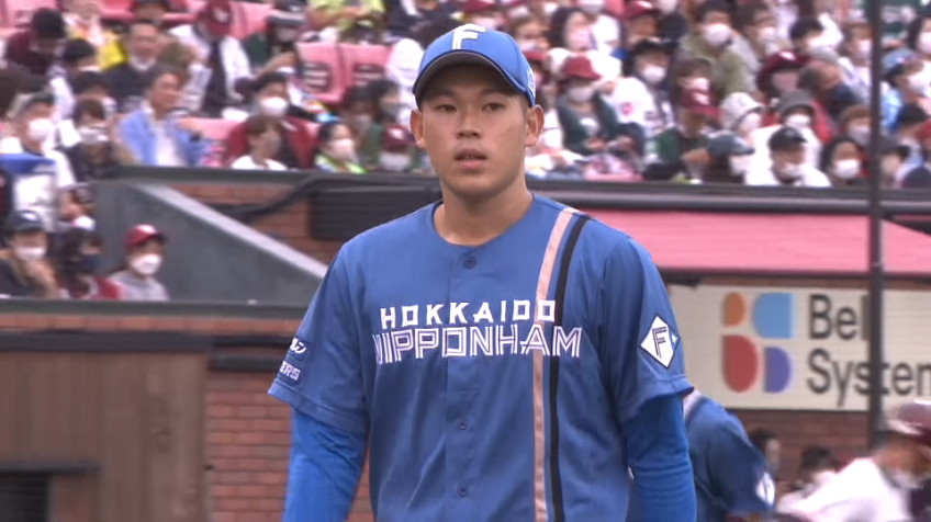 4回裏・F根本悠楓  素晴らしい反応でダブルプレーを完成させ、ピンチを脱する!!