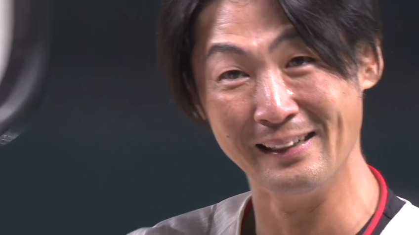 7回裏・H明石健志 現役最後の打席で内野安打を放った!!