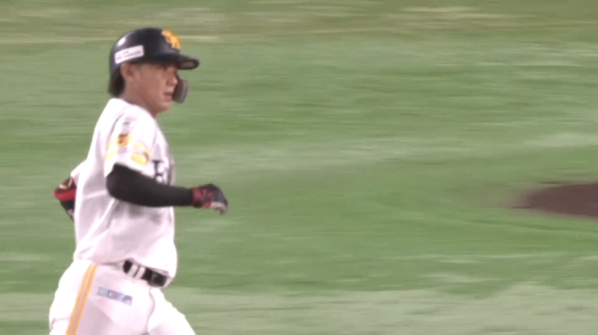 7回裏・H今宮健太 2桁得点!! レフトスタンドへ2ランホームラン!!