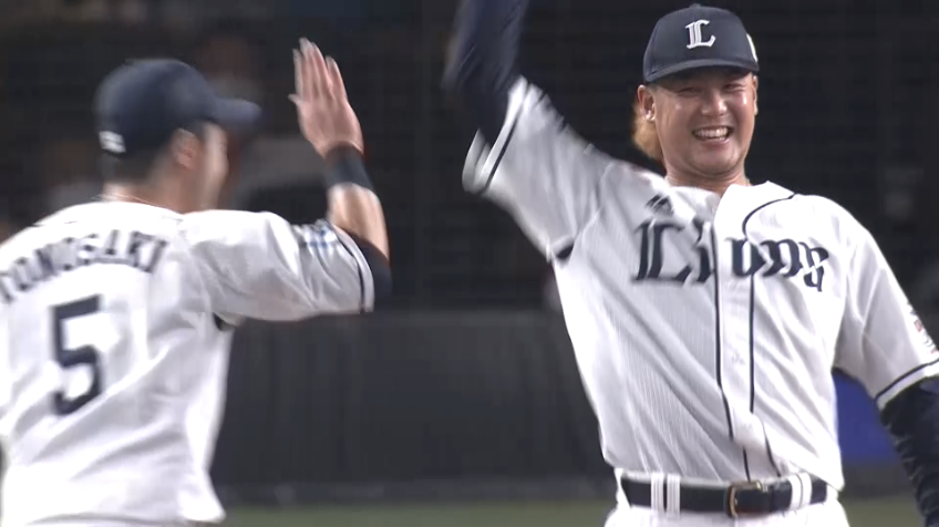 7回表・L高橋光成 これぞエース!! 味方の好守備にも助けられながら7回107球6安打2四球8奪三振1失点のピッチング!!