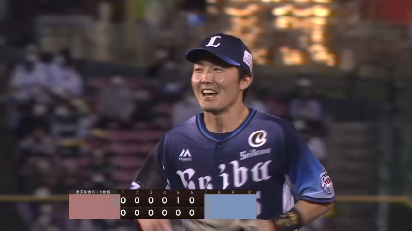 6回裏・L源田壮亮 たまらんプレー!! 二遊間の打球を華麗に捌く!!
