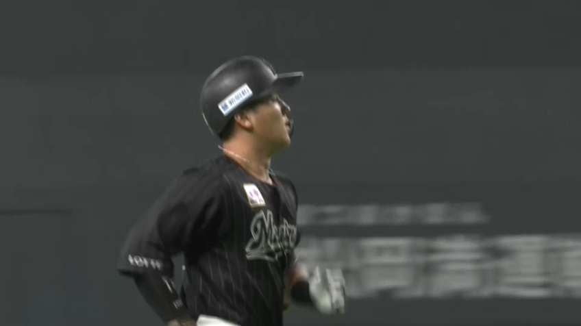 4回表・M山口航輝 確信の一発!! レフトへ2ランホームランを放つ!!