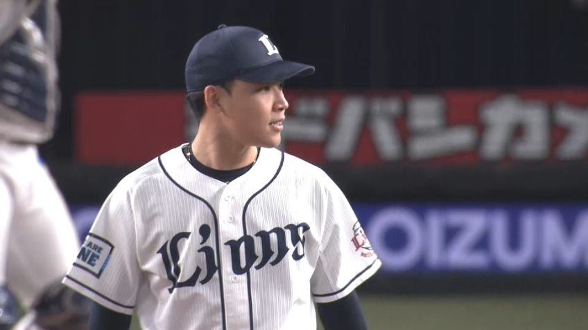 8回表・L水上由伸 空振り三振を奪ってホールドをマーク!! 自身初となる最優秀中継ぎのタイトルを確定させる!!
