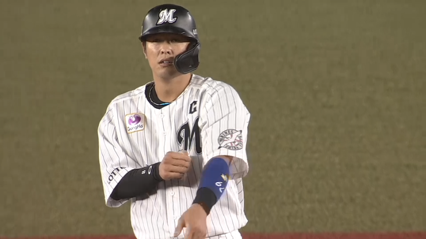 7回裏・M中村奨吾 Mマーティンの思いを乗せた、貴重な追加点となるタイムリーヒットを放つ!!