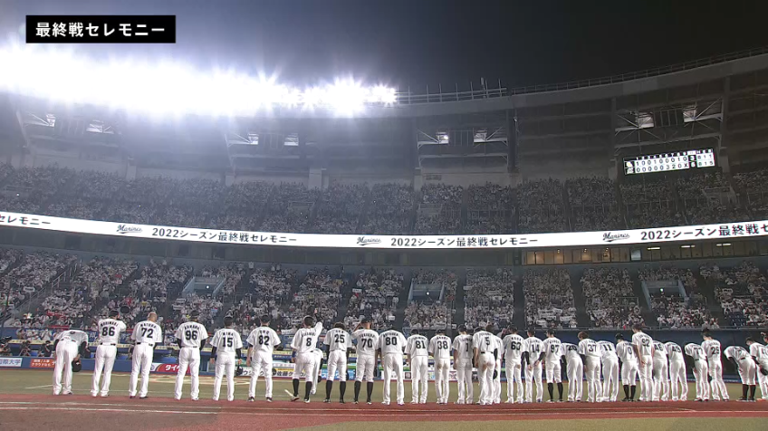 M井口資仁監督 今季限りで退任を発表。 最後に胴上げを行いました!!