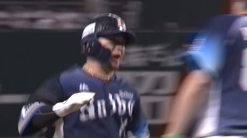 6回表・L森友哉 初球を叩いたホームラン!! 遂に1点差まで追い上げる!!