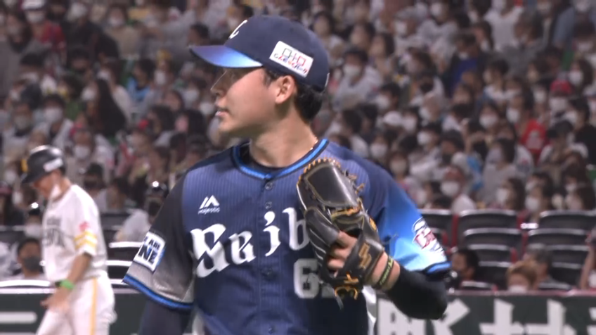 7回裏・L水上由伸 追加点は許さない!! 無失点に抑える好リリーフ!!