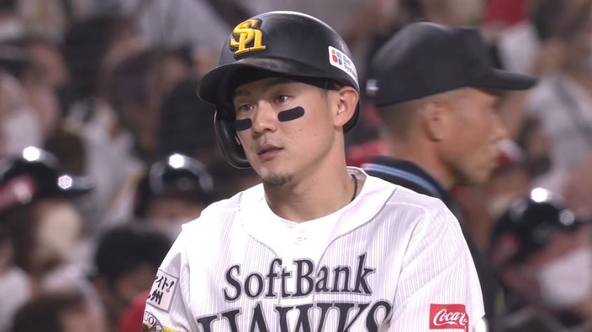 7回裏・H牧原大成 ジョーカーの一振り!! センターの頭上を越えるタイムリー3ベースヒット!!