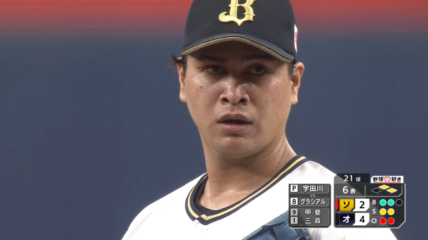 6回表・B宇田川優希 気迫のピッチング!! ピンチを招くも、無失点で切り抜ける!!