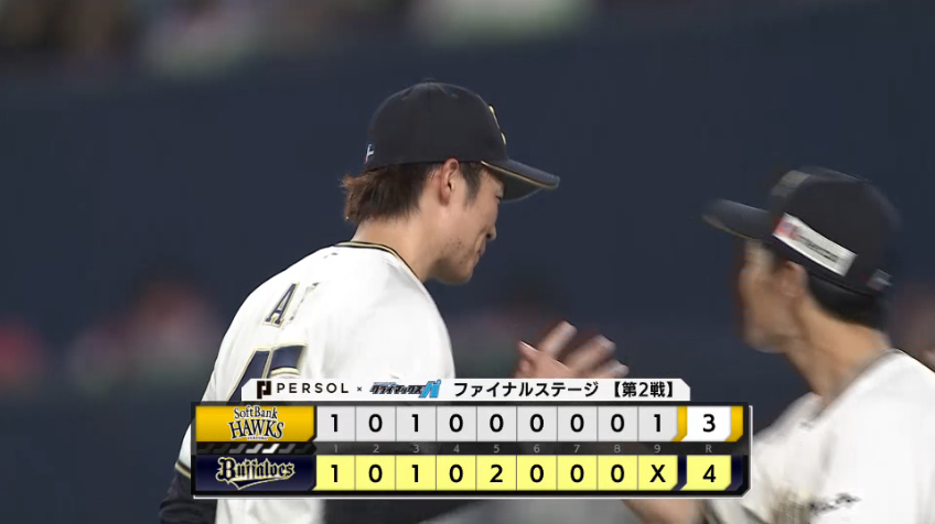 9回表・B阿部翔太 最後は三振を奪い、試合を締めくくる!!