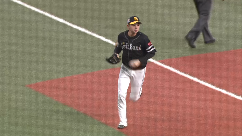 4回裏・H川瀬晃 強烈な打球に飛びつくファインプレー!!