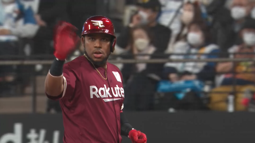 1回表・Eフランコ エスコンフィールド初ヒットを放つ!!