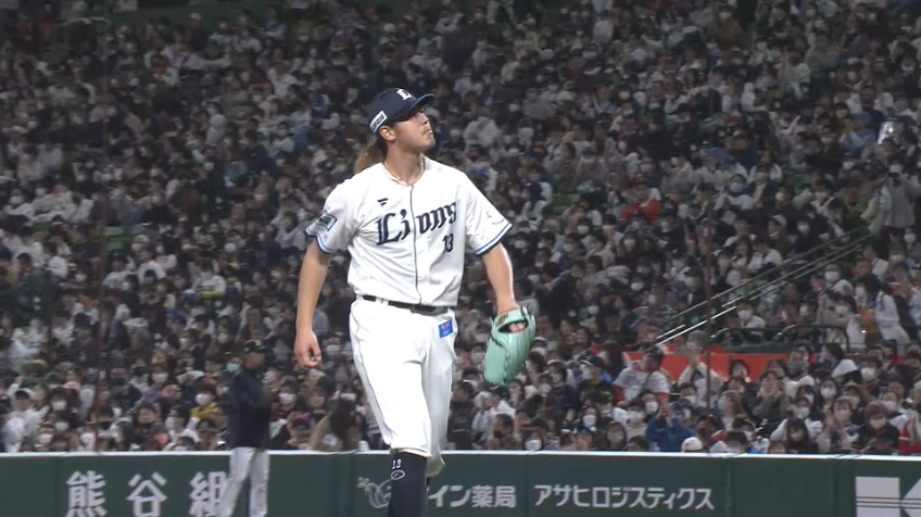 1回表・L高橋光成 3者連続三振を奪い絶好のスタートを切る!!