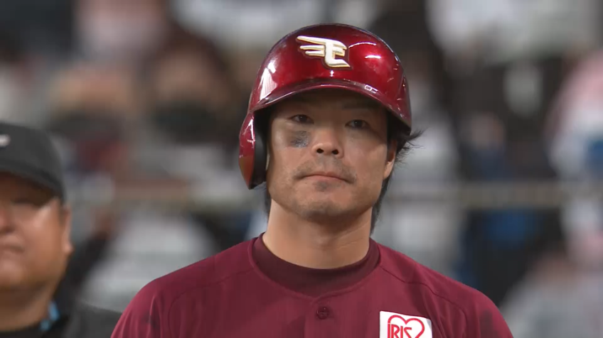 5回表・E島内宏明 チャンスで島内!! 今季初ヒットが先制のタイムリー!!