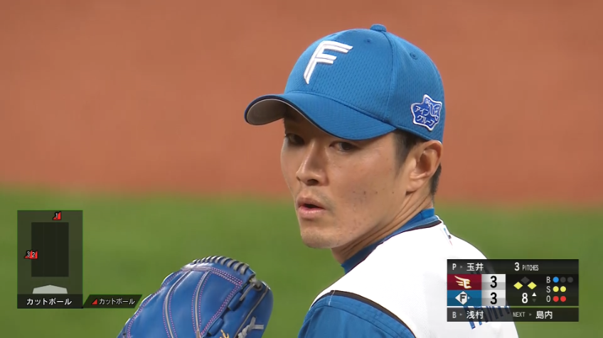 8回表・F玉井大翔 4番から奪三振!! 完璧な火消しで勝ち越しは許さず!!