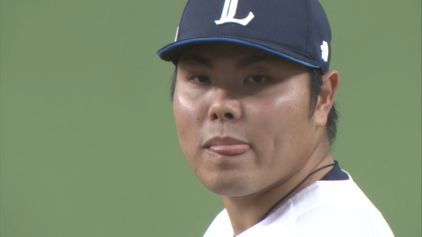 7回表・L平良海馬 153km/hのストレートで3球三振!! 7回115球5安打9奪三振1失点のピッチング!!