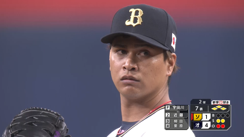 7回表・B宇田川優希 満塁のピンチをわずか3球で凌いだ!!