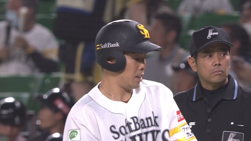 3回裏・H近藤健介 先制のタイムリーヒットを放つ!!