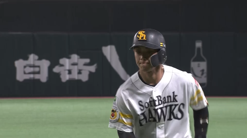 2回裏・H今宮健太 プロ通算350犠打を達成!! 先制のチャンスを広げた!!