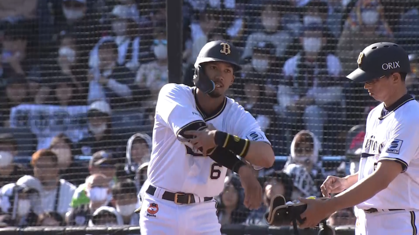 5回表・B宗佑磨 ベース直撃のタイムリーで勝ち越しに成功する!!