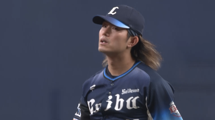 1回裏・L今井達也 ピンチを迎えるも空振り三振を奪い、無失点で抑える!!