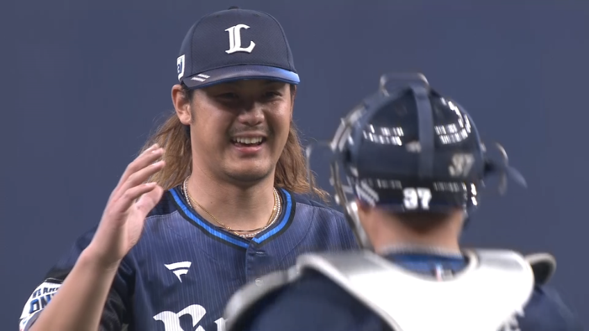 9回裏・L高橋光成 完投勝利!! 最後は見逃し三振で試合を締める!!