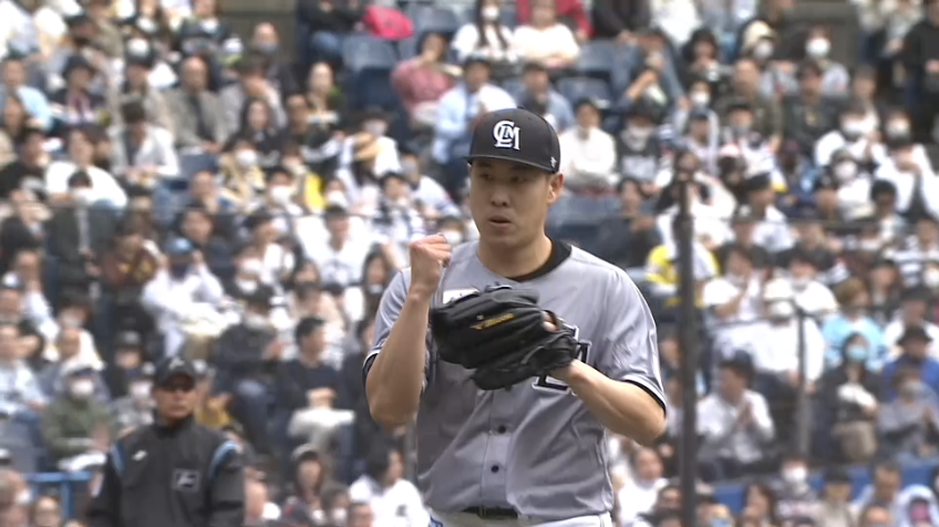 1回表・M西野勇士 初回から、1奪三振を含む3者凡退に抑える好投を見せる!!