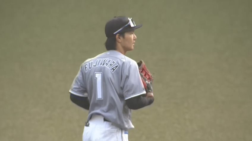 6回表・M藤原恭大 守備で魅せる‼ ヒット性の打球を好捕するファインプレー!!