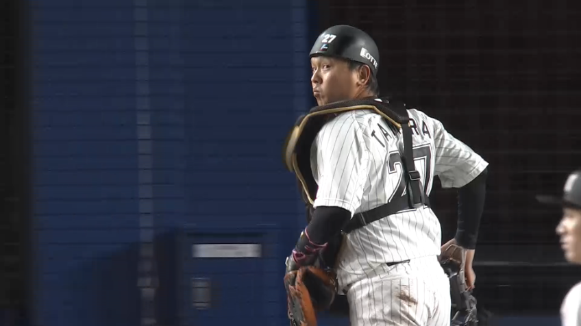 5回表・M田村龍弘 見事な連携プレーで盗塁を阻止!!