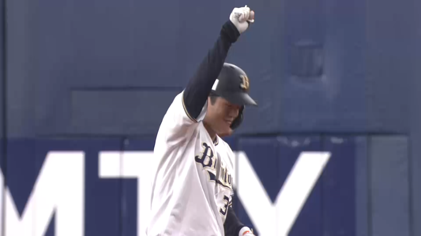 3回裏・B太田涼 同点打となるタイムリー2ベースヒットを放つ!!