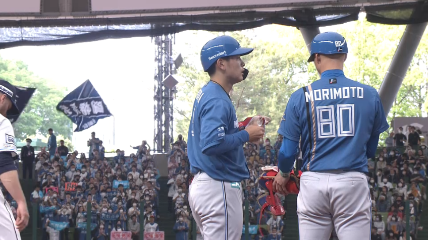 4回表・F野村佑希 センターへはじき返し、中軸の連打で先制!!