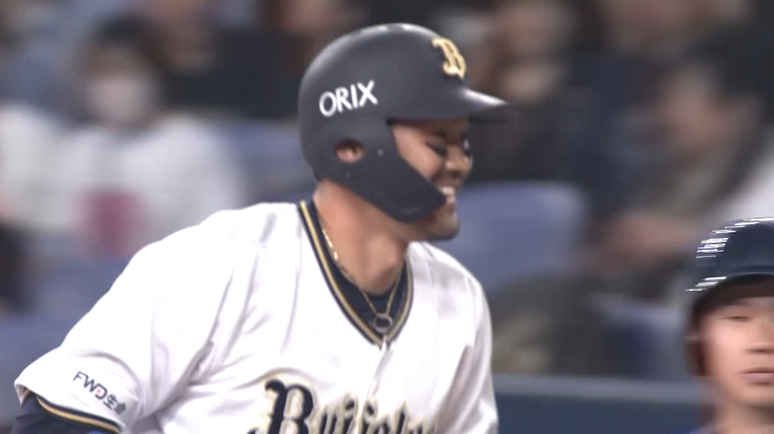 8回裏・BＴ－岡田 昇格即タイムリーヒットの活躍でさらに2点を追加する!!