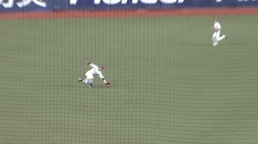 3回表・B小田裕也 山下舜平大を助けるファインプレーを魅せた!!